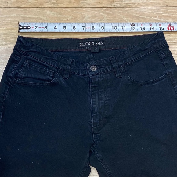 DDC Lab black denim jeans 30x27 - Picture 5 of 9